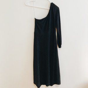 West Kei - One-Shoulder Dress - Size S - Black - Elegant